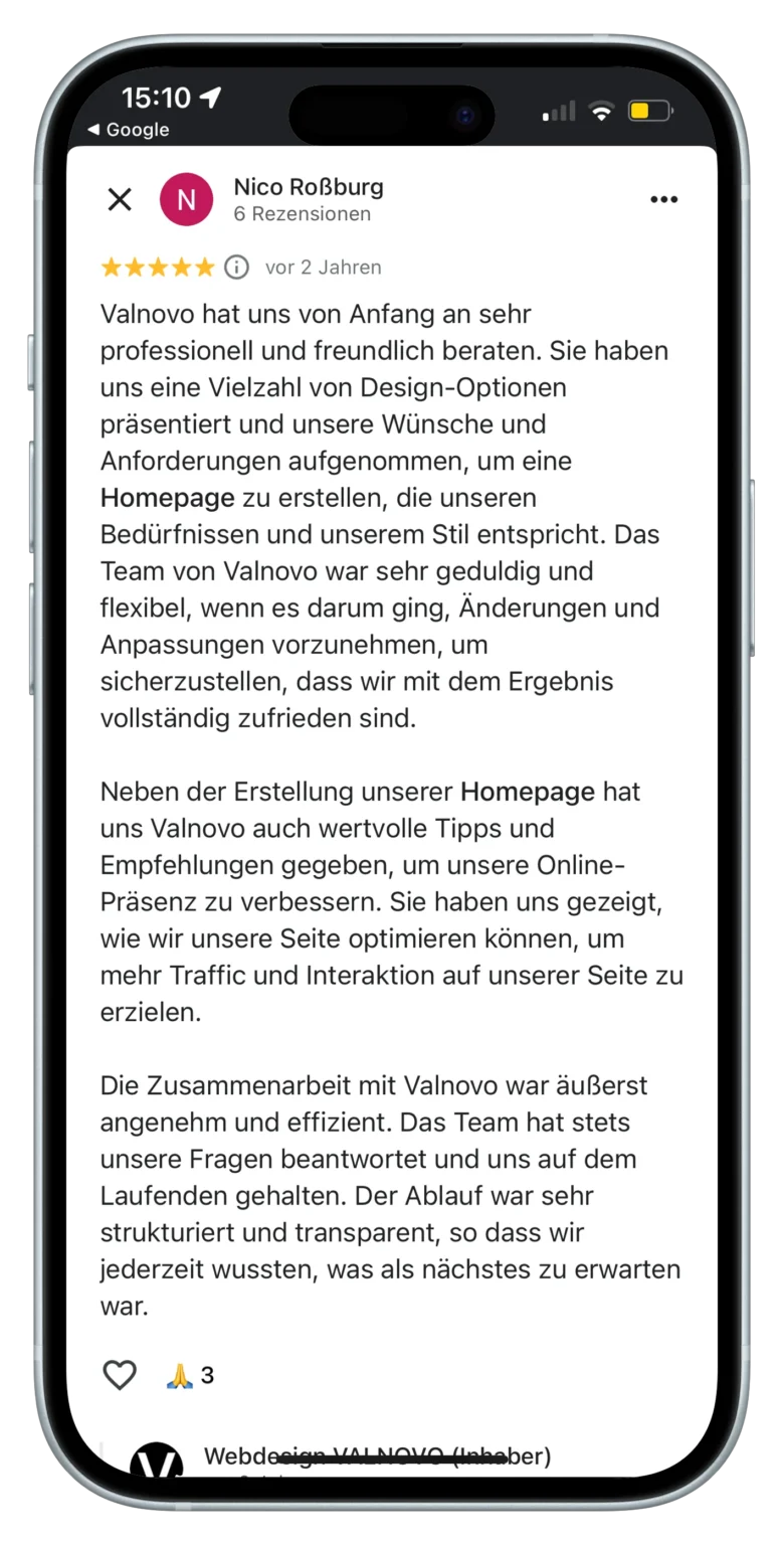 Kundenfeedback zur Steigerung von Anfragen nach neuem Webdesign-portrait